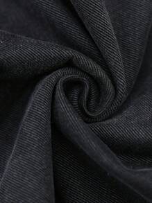 Manfinity EMRG Pantalones vaqueros informales de hombre con remaches, deshilachados y bajo desgastado