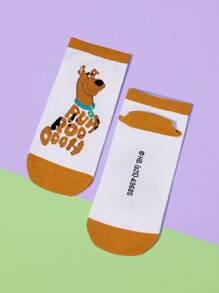 SCOOBY-DOO X SHEIN 4双女式踝袜 - 彩色 - 查看 8