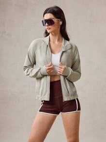 OutZeal SunProof UPF50+ Cooling Drawstring Hem Sun Protection Jacket Women With Side Pockets Everyday Daily Casual - Apricot - View 10