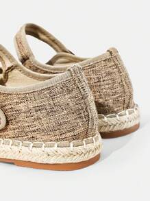 Styleloop Women's Woven Rope Platform & Wedge Sandals, Vacation Boho Chic Retro American Western Music Festival Party Thick Bottom Shoes - Brown - View 3