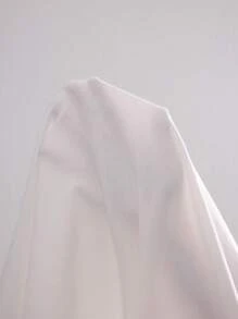 Lumivelle 女士圆领短袖纯色镂空刺绣拼接T恤