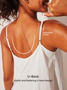 LUVLETTE Camisón de mujer blanco con bordado floral, ribete de encaje, transpirable de algodón - Pijamas, vestido ligero y sexy, ropa interior que puede usarse como ropa exterior, atuendo casual y cómodo de moda