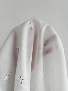 Sweetra Canottiera con schiena a racerback traforata, di moda per l'estate - Bianco - Visualizzare 5