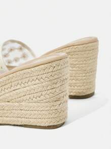 Styleloop Giày Sandal đế xuồng đế xuồng đế xuồng cho nữ - trắng - Xem 3