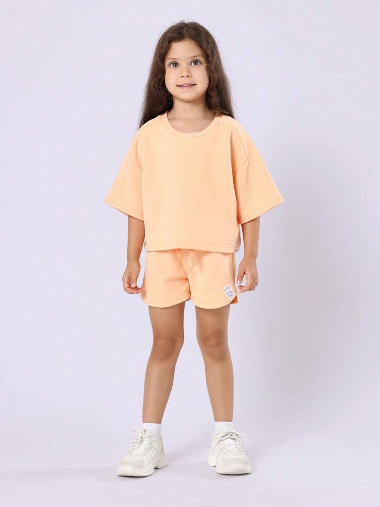 Boxy Oversized Short T-Shirt Co-Ords