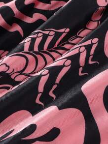 ROMWE MEN Prep 男士街头生活运动短裤、拳击短裤、篮球短裤 - 黑色 - 查看 5