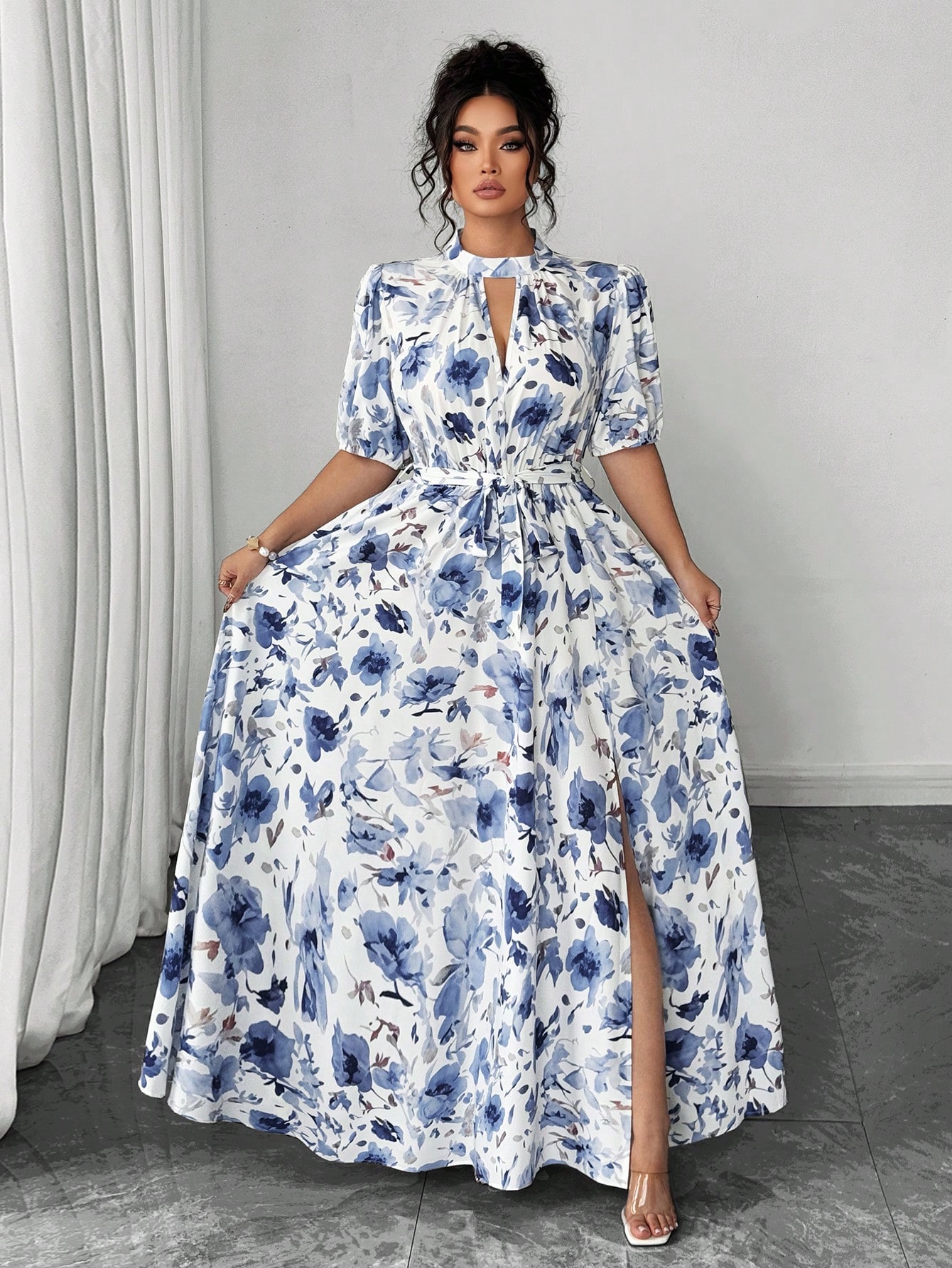 Elenzga فستان صيفي أنيق ورومانسي للشاطئ للسيدات ال...