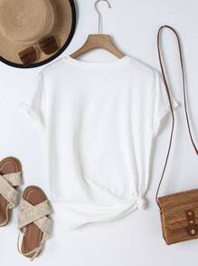 INAWLY Retro Zitronen Muster Hemd, bequemes, buntes Sommer Obst T-Shirt