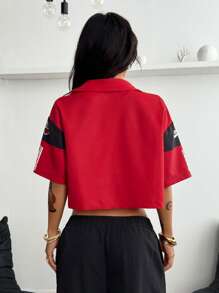 Coolane Camisas cortas de verano con estampado gráfico Y2K para salir, para mujer y hombre, estilo urbano
