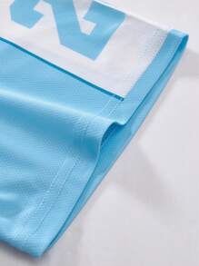 ROMWE MEN Prep Áo thun nam tay ngắn in khẩu hiệu, thích hợp mặc hàng ngày vào mùa xuân và mùa hè - Nhiều màu - Xem 5