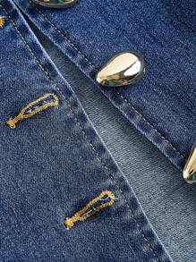 SHEIN MOD Plus Size Women's Denim Casual Top, Minimalist Fashion For Everyday Wear Summer Outfits For Women Summer Tops Vacation Outfits Woman Tube Top Tank Tops Women Tops Women Crop Tops Western Wear Women Going Out Tops Women Going Out Tops Spring Outfits For Women Western Tube Tops Women