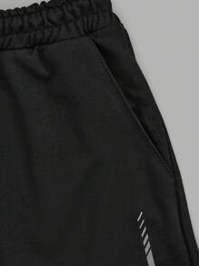 RueChic Ensemble t-shirt et short régulier pour hommes avec taille élastique imprimée et cordon de serrage