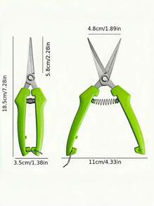 High-Quality, Ergonomic Stainless Steel Garden Trimmer - Easy To Trim, Battery-Free, Classic Design, Perfect For Home Gardening Enthusiasts - 1pc - View 3