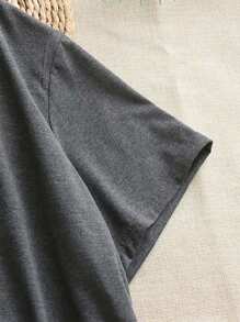 INAWLY Women T-Shirts Feral Baby Tee, 90s Baby Tee, Summer T-Shirt, Slogan Tees, 90s Style Tee, Women's Fitted Tee, Feral Saying T-Shirt, Gift For Best Friend, Girlfriend, Now, Fashion Tee Tops Shirts, Aesthetic T-Shirts, Siblings Gift, Gift For Sister, Funny T-Shirts - Grey - View 4