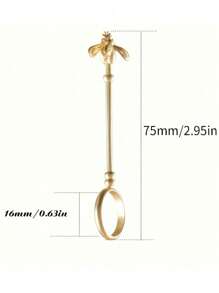 SHEIN 1pc, Golden Bee Cigarette Holder, Elegant Cigarette Holder Ring Rack, Cigarette Finger Clip Ring Holder