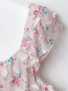 SHEIN LUNE Áo sơ mi không tay cỡ lớn, thời trang phù hợp cho mùa hè - Màu Hồng Tươi - Xem 5