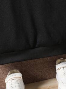 Teen Boy Spider Graphic Print Sweatshirt, Casual Pullover Sweatshirt Chic For Autumn/Winter Fall - Black - View 5