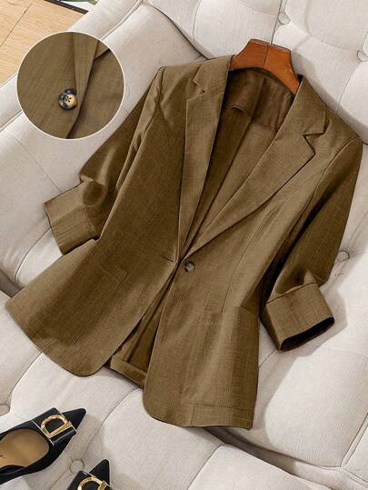 GlowEve CURVE 大码纯色长袖套装，夏季时尚