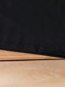 Set de 4 camisetas básicas de deporte y casual de manga corta y cuello redondo con estampado de líneas para niños, 1 negra, 1 blanca, 1 azul, 1 gris, para verano