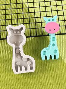 1pc Giraffe Shaped Silicone Mold For Soap, Candle, And Clay Crafting DIY - Multicolor - View 3