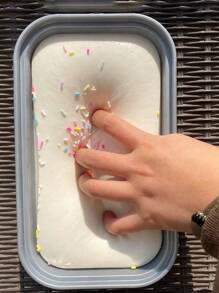 Slow Rebound Boxed Cake Squeezing Toy, Solid-State Slime Toy Simulation Bread Kneading And Decompression Toy, Multiple Colors, Skin Friendly Material, Soft Touch, Christmas Holiday Gift, Party Gift