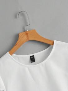 Ellevyn 貝殼邊鏤空邊上衣