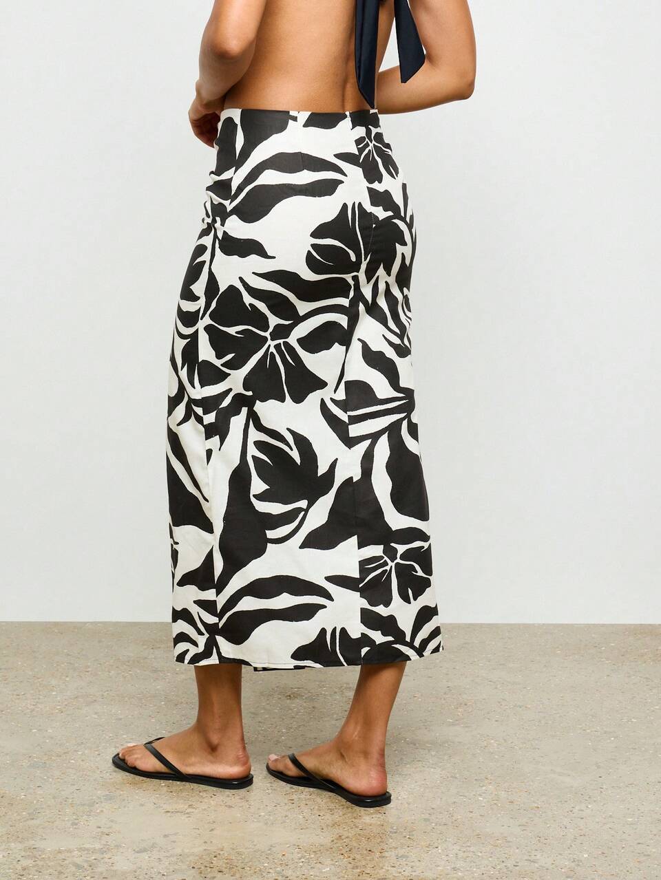 AiiRZ Tropical Print Sarong Pareo Wrap Maxi Skirt Beachwear Resort Wear Summer Vacation Cover Up Holiday Wear