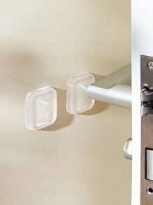 门挡墙面保护器，6 件硅胶门把手墙面保护器，带强力自粘背衬，升级加厚可重复使用门保险杠 - 非常适合墙面保护和降噪，生日毕业的最佳礼物 - 彩色 - 查看 6