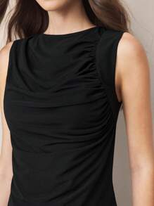 BizChic 2025 领褶上衣，女士百搭商务休闲夏季上衣，适合婚礼宾客、乡村音乐节、早午餐、机场，90 年代复古斯德哥尔摩美国独立风格