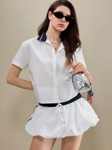 Muvela Women Two Pieces Outfits For Daily Wear - White - View 6