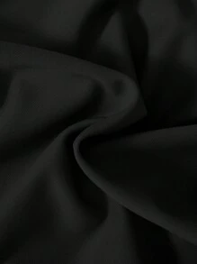 SHEIN 青少年男孩运动休闲英文数字印花无袖背心和配套数字印花短裤两件套服装 - 杏色 - 查看 6