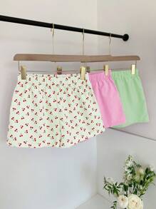 Comfortcana 3 Stücke/Set Sommer Lässig bunte Damen Shorts