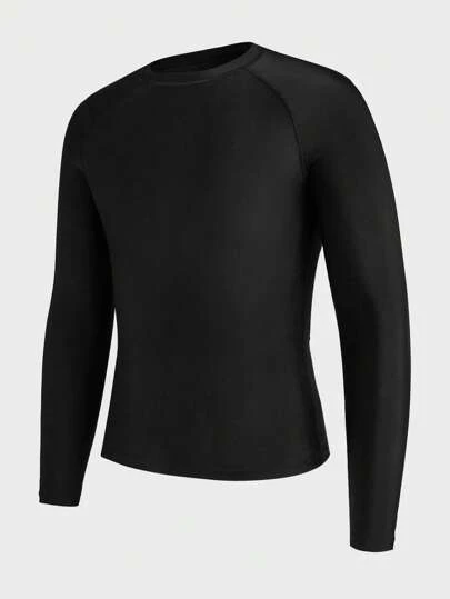 Manfinity BRENVOR 1 قطعة غطاء رياضي لليد الرجال من نوع مادة رغلان بأكمام للحماية من الشمس، وقاية من الشمس