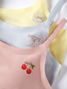 SHEIN 3件套印花波浪边少女内裤 - 彩色 - 查看 6