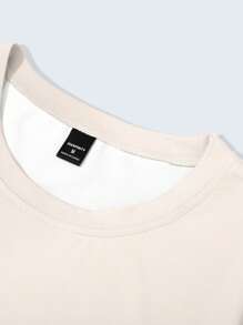 Manfinity Homme Men's Casual Round Neck Short Sleeve Racing Print T-Shirt, Versatile Graphic Tee - Multicolor - View 4