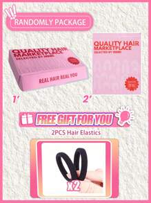 1pc Drawstring Kinky Curly Ponytail Human Hair Extension Natural Black Extension For Women Daily Use Easy To Wear Hair Extensions