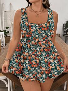 EMERY ROSE Bộ đồ ngủ và áo ba lỗ in hoa cỡ lớn cho nữ, mùa hè - Nhiều màu - Xem 6