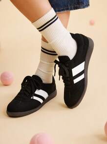 CUCCOO EASI 女士时尚百搭简约休闲运动鞋 - 黑與白 - 查看 6