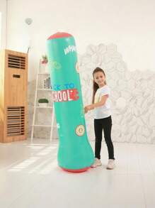 1PC Inflatable Boxing Punching Bag Stress Relief Home Workout Toy For Teens Adults Perfect Gift For Mother's Day Eid Al-Adha Winter More - Multicolor - View 7