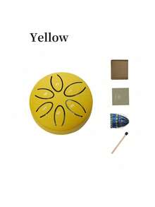 6 音钢舌鼓套装，含 1 个户外花园雨鼓、3 英寸碳钢手鼓、户外使用的防水升级音乐雨铃， - 彩色 - 查看 11