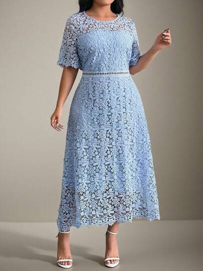 Flouryn Plus Size Simple Fashionable Casual Daily Dress
