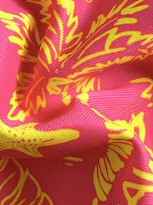 Swim Mod Bộ đồ bơi bikini gợi cảm in họa tiết ngẫu nhiên, trang phục đi biển mùa hè cho nữ, kỳ nghỉ xuân - Nhiều màu - Xem 6