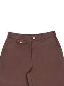 Manfinity Mode 男士休闲纯色斜口袋西装裤