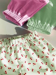 Comfortcana 3 Stücke/Set Sommer Lässig bunte Damen Shorts