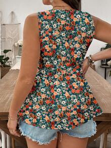 EMERY ROSE Bộ đồ ngủ và áo ba lỗ in hoa cỡ lớn cho nữ, mùa hè - Nhiều màu - Xem 2