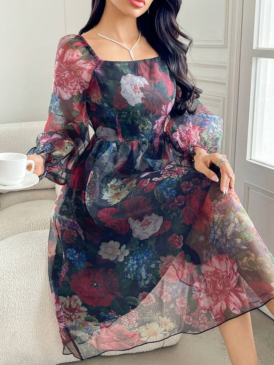 Modelyn 优雅浪漫度假风可爱时尚女装 - 彩色 - 查看 1