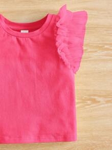 SHEIN Young Girls' Fashion Casual Versatile Sleeveless Camisole