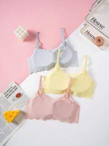 SHEIN 3件套印花波浪边少女内裤 - 彩色 - 查看 2