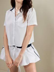 Muvela Women Two Pieces Outfits For Daily Wear - White - View 1