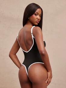 NYA SZN Bodysuit Bowknot Color Block Wedding Bridal Bachelorette Casual Everyday Vacation Party Brunch Elegant Gyaru Club Going Out Sexy Concert National Tour Music Festival Summer Pastel Thanksgiving Christmas NYE New Years Eve Outfits For Women